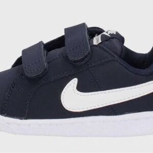 Nike Kids Navy and White Court Royale Shoes